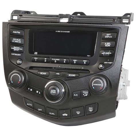 radio code honda accord 2007
